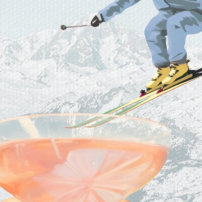 Apres Ski Cocktail Collage Winter Edition Coffee Mug Gallery Image 2