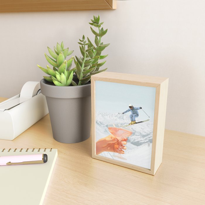 Apres Ski Cocktail Collage Winter Edition Mini Art Print Gallery Image 2