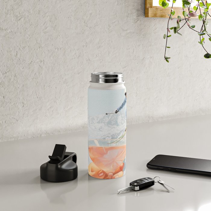 Apres Ski Cocktail Collage Winter Edition Water Bottle Gallery Image 4