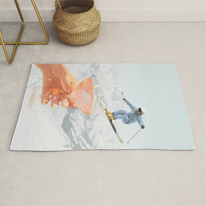 Apres Ski Cocktail Collage Winter Edition Rug Gallery Image 1