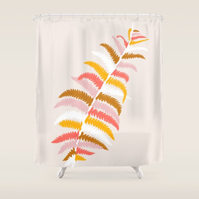 fall fern Shower Curtain Gallery Image 1