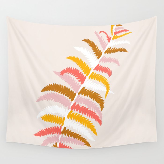 fall fern Wall Tapestry Gallery Image 1