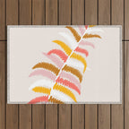 fall fern Outdoor Rug Gallery Image 1