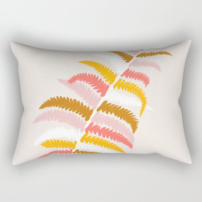 fall fern Rectangular Pillow Gallery Image 2