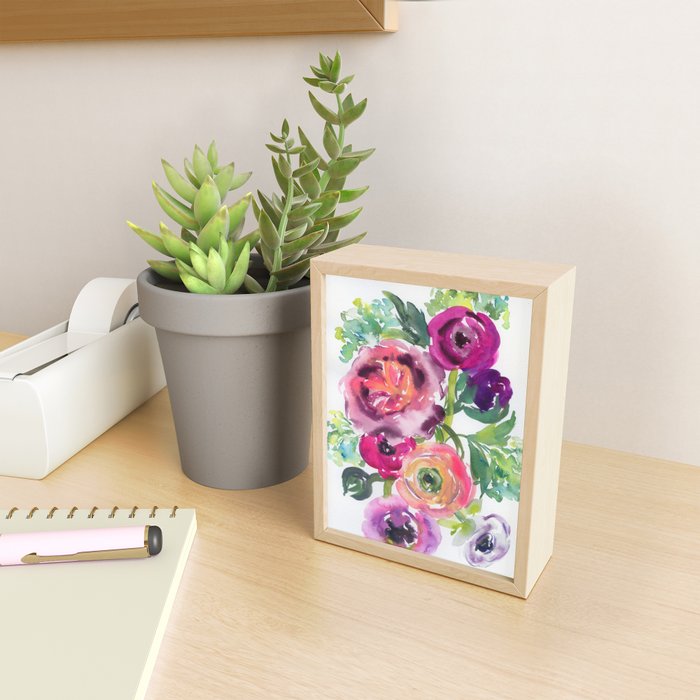 ranunculus dance Mini Art Print Gallery Image 2