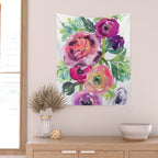 ranunculus dance Wall Tapestry Gallery Image 2