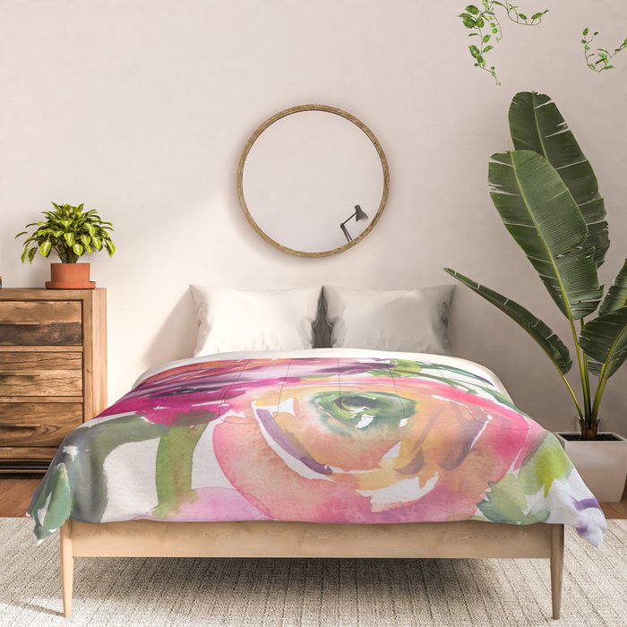 ranunculus dance Comforter Gallery Image 3