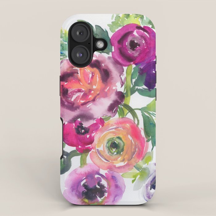 ranunculus dance iPhone Case Gallery Image 1