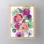ranunculus dance Mini Art Print Gallery Image 1