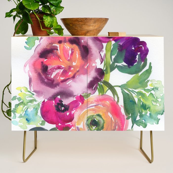 Ranunculus Dance Credenza