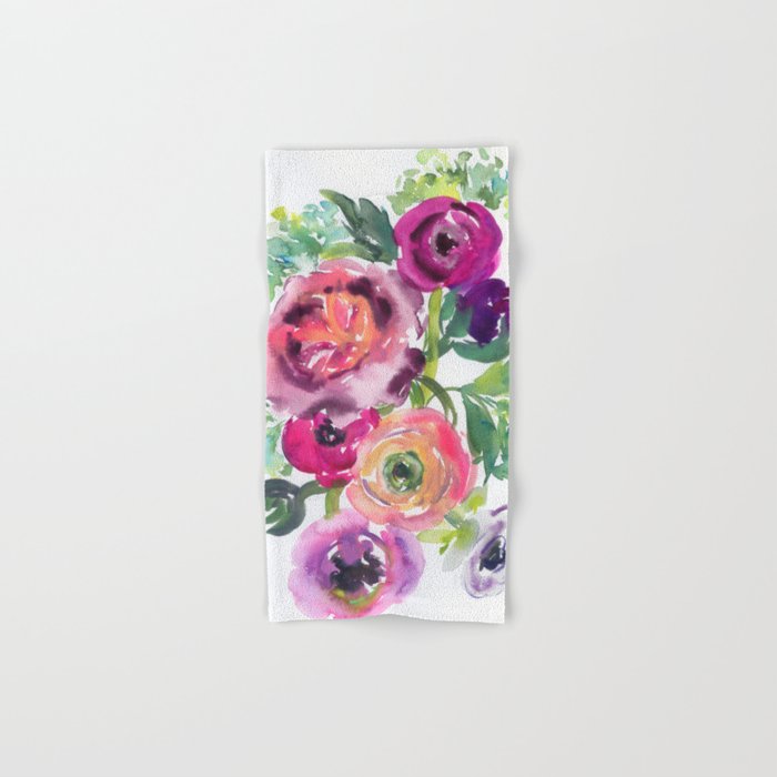 ranunculus dance Bath Towel Gallery Image 1