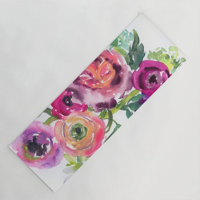 ranunculus dance Yoga Mat Gallery Image 1