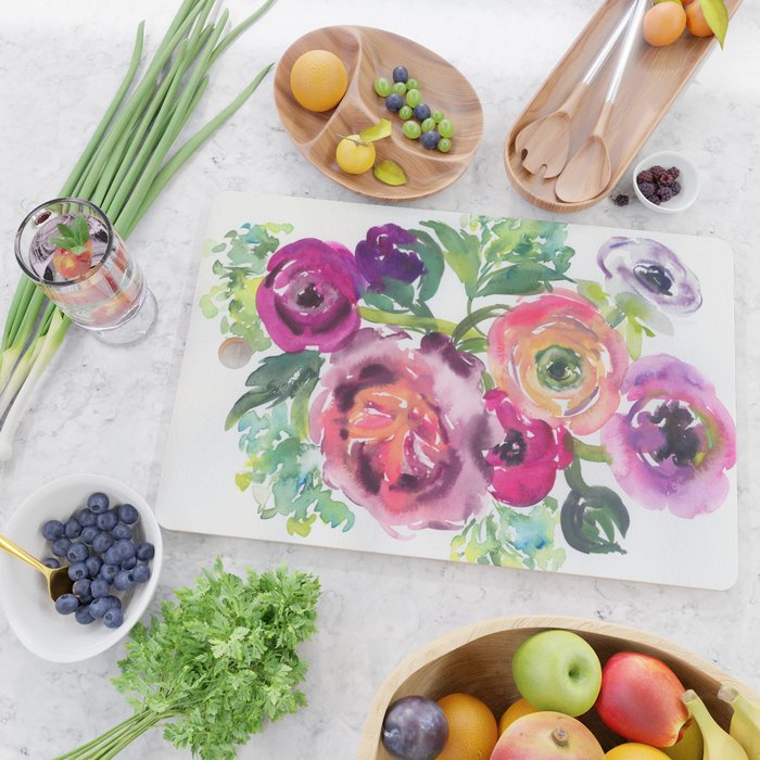 ranunculus dance Cutting Board Gallery Image 2