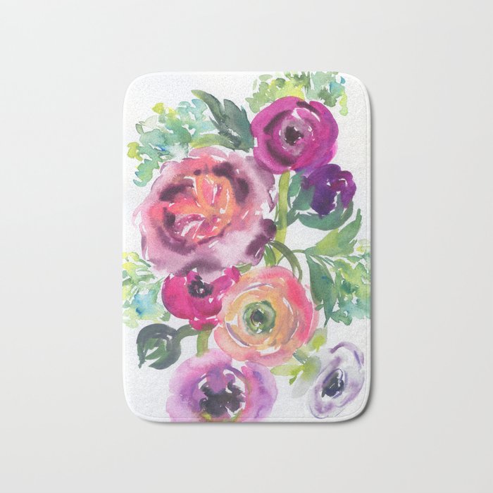 ranunculus dance Bath Mat Gallery Image 1