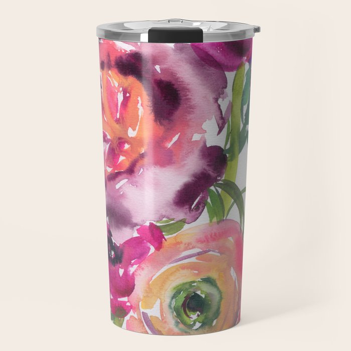 ranunculus dance Travel Mug Gallery Image 1