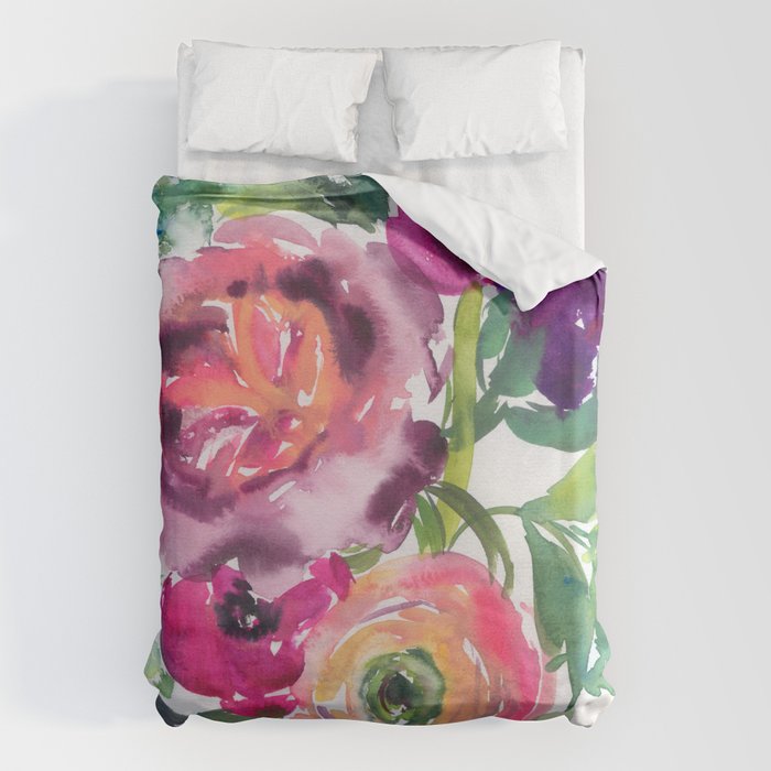 ranunculus dance Duvet Cover Gallery Image 6