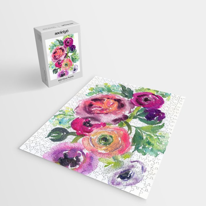 ranunculus dance Jigsaw Puzzle Gallery Image 2