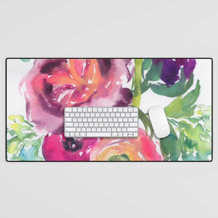 ranunculus dance Desk Mat Gallery Image 1