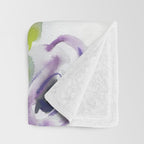 ranunculus dance Throw Blanket Gallery Image 3