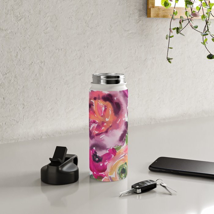 ranunculus dance Water Bottle Gallery Image 4