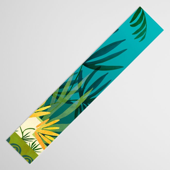 Rainforest With Moonlight Tropical Night Series #3 Table Runner Gallery Image 3