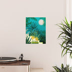 Rainforest With Moonlight Tropical Night Series #3 Poster Gallery Image 2