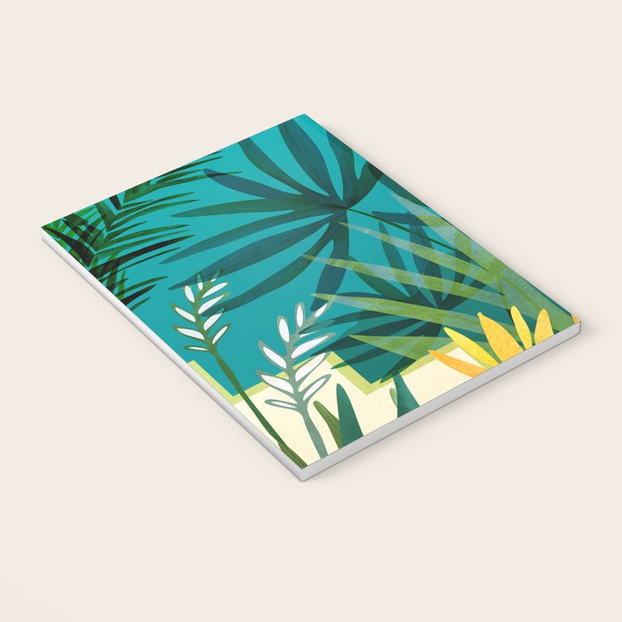 Rainforest With Moonlight Tropical Night Series #3 Notebook Gallery Image 3