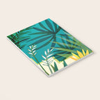 Rainforest With Moonlight Tropical Night Series #3 Notebook Gallery Image 3