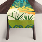 Rainforest With Moonlight Tropical Night Series #3 Table Runner Gallery Image 1