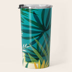 Rainforest With Moonlight Tropical Night Series #3 Travel Mug Gallery Image 3