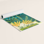 Rainforest With Moonlight Tropical Night Series #3 Yoga Mat Gallery Image 2