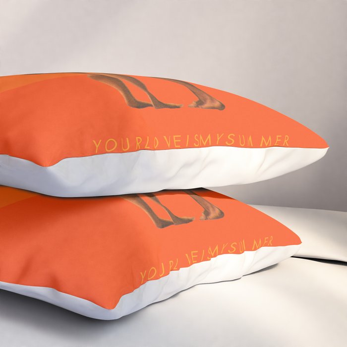 Your love is my Summer Pillow Sham Gallery Image 3