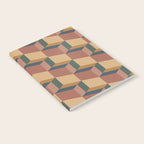 Cuboid Geometric Abstract Shapes Pattern XI Notebook Gallery Image 2