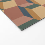 Cuboid Geometric Abstract Shapes Pattern XI Welcome Mat Gallery Image 2