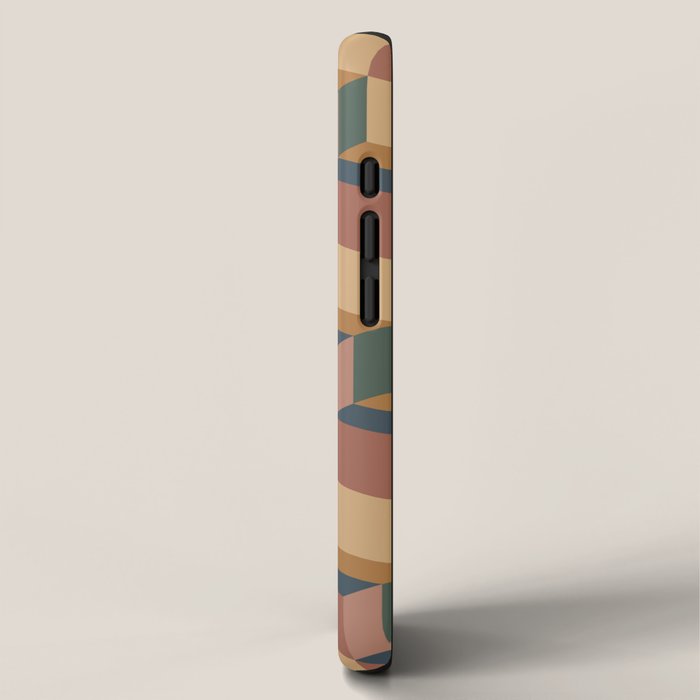 Cuboid Geometric Abstract Shapes Pattern XI iPhone Case Gallery Image 2