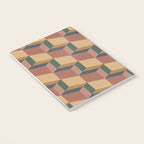 Cuboid Geometric Abstract Shapes Pattern XI Notebook Gallery Image 3