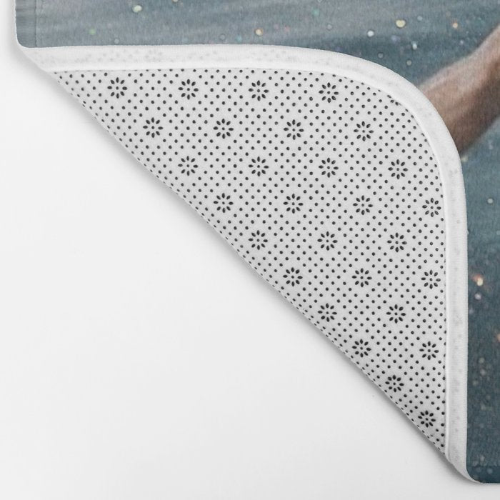 THE DIVE | summer | swim | ocean | waves | blue | summer | swim | sea | bling | shining | glitter |  Bath Mat Gallery Image 2