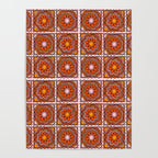 Flower Granny Square Print Poster Gallery Image 4