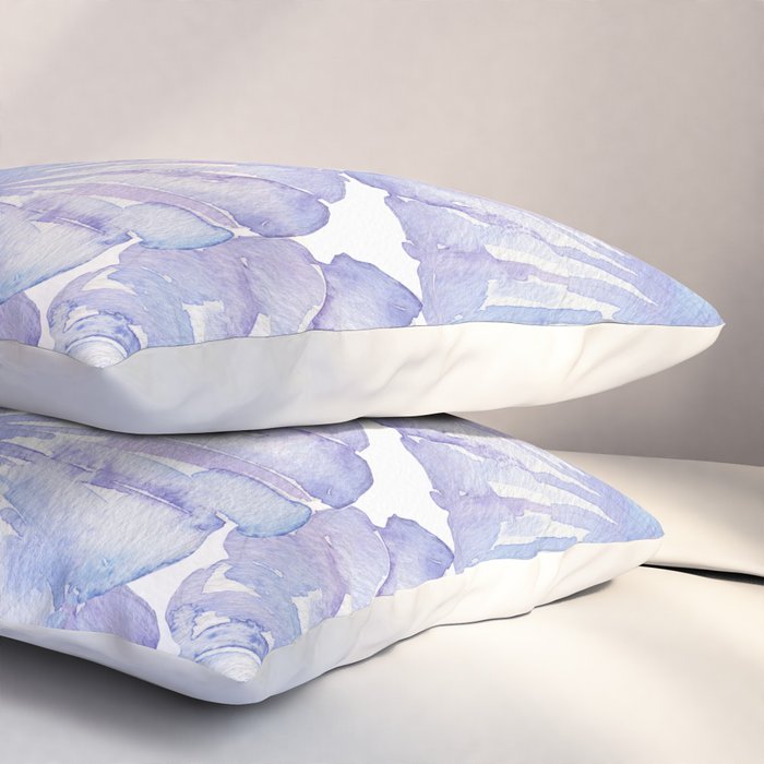 Shell Ya Later - Purple Seashell Pattern Pillow Sham Gallery Image 3