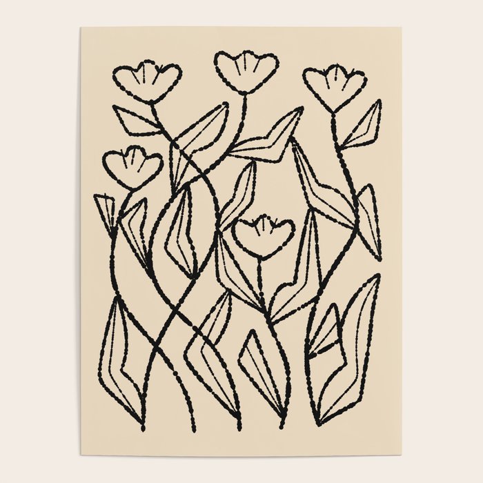 Linear Tulips Poster Gallery Image 4