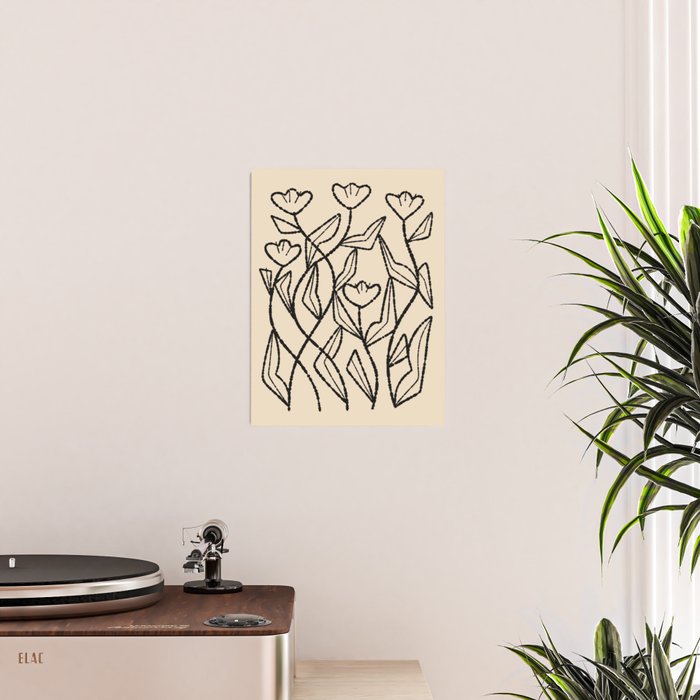 Linear Tulips Poster Gallery Image 2