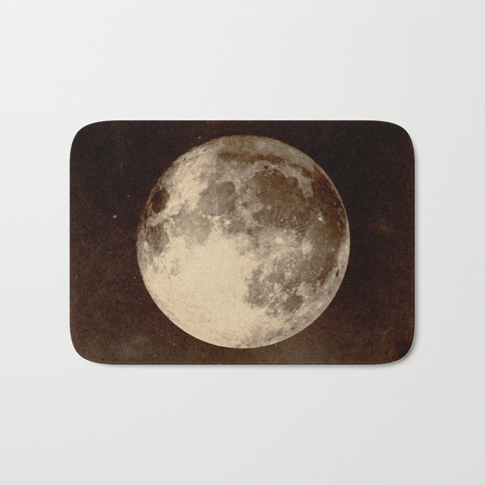 Antique Photo Of The Moon Bath Mat Gallery Image 1