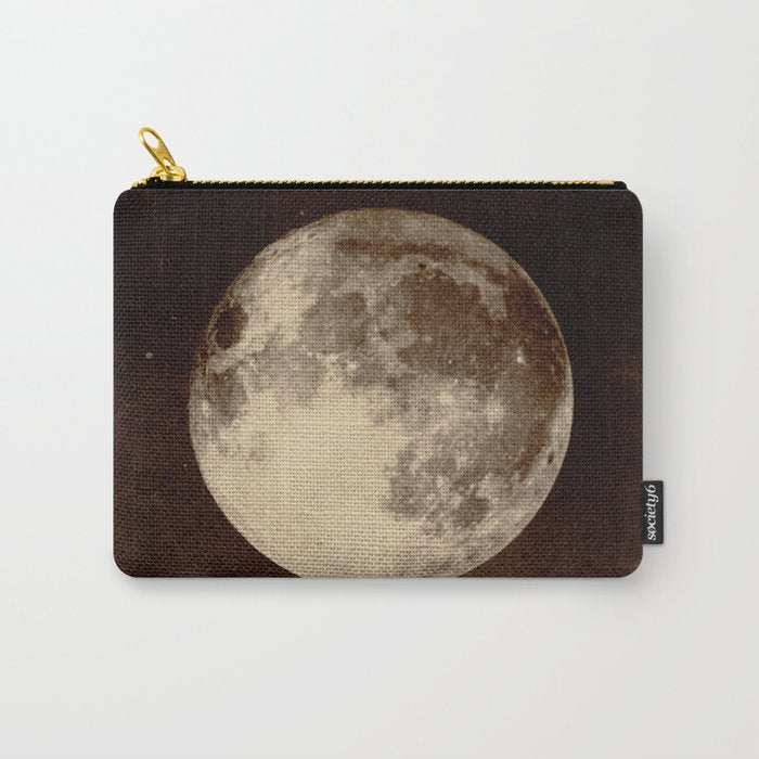 Antique Photo Of The Moon Carry All Pouch Gallery Image 1