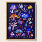 Mushroom Magic - Galaxy Serving Tray Gallery Image 1