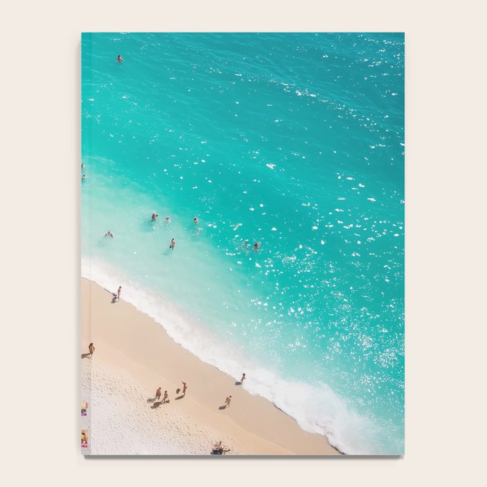 Beach Aesthetic Photography - Aerial View Notebook Gallery Image 4