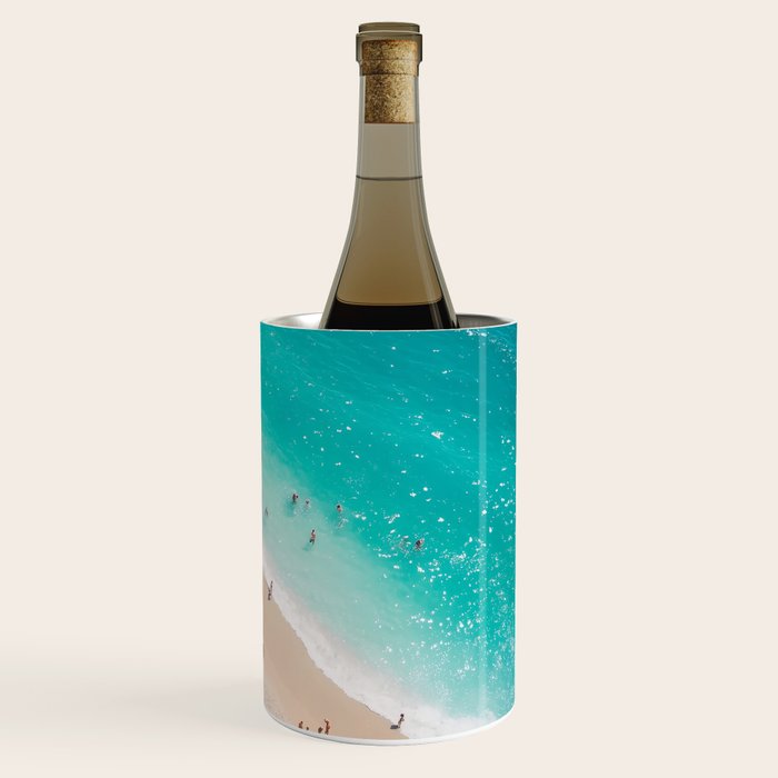 Beach Aesthetic Photography - Aerial View Wine Chiller Gallery Image 3