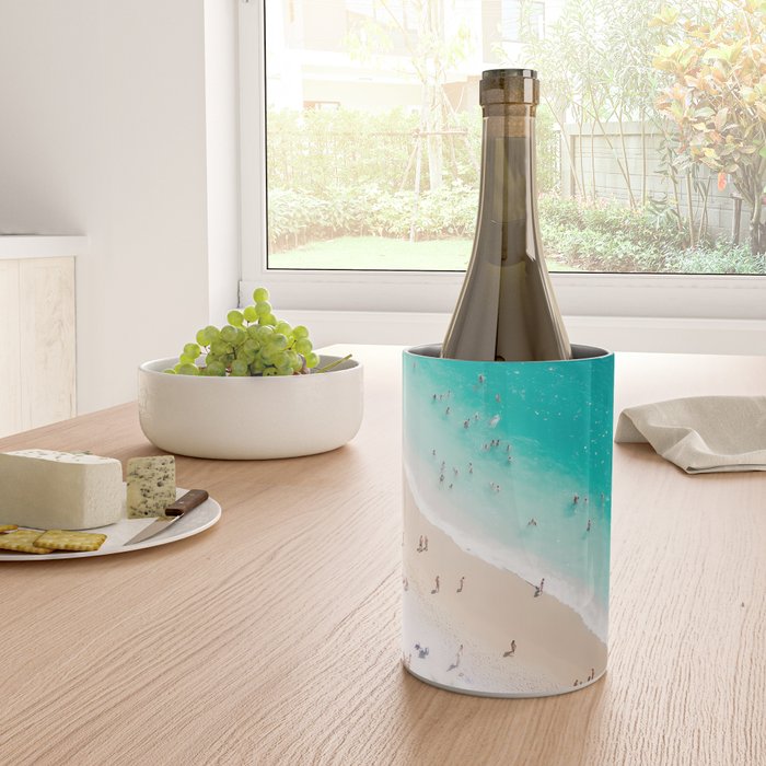 Beach Aesthetic Photography - Aerial View Wine Chiller Gallery Image 4