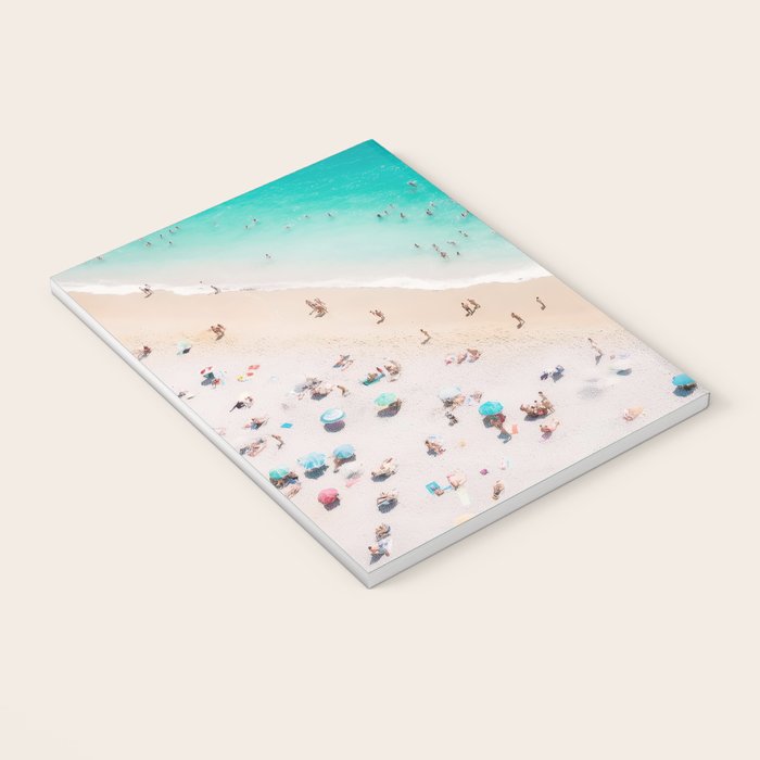 Beach Aesthetic Photography - Aerial View Notebook Gallery Image 3