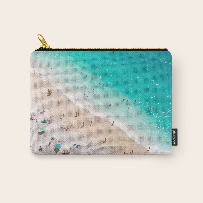 Beach Aesthetic Photography - Aerial View Carry All Pouch Gallery Image 1