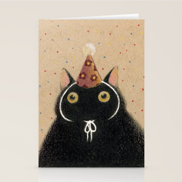 Party Cats in Party Hats 2 Stationery Card Gallery Image 2